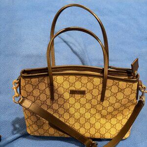 Gucci GG Supreme Coated Canvas 2 Way Tote